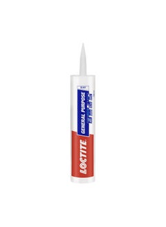 Loctite Loctite General Purpose GP silicone sealant (Black), indoor and outdoor use, waterproofing for floor, walls, roof, silicone adhesive, tiles grout, bathroom, kitchen use, 280 ml  - Image 1