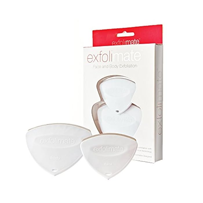 Exfolimate, 2 Piece Face and Body Exfoliation Tool Set - Remove blackheads, clear pores, freshen and revitalize skin. - Image 1