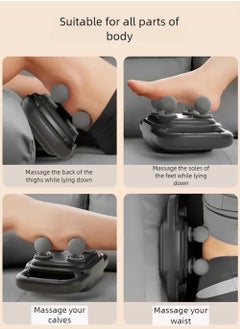 EzzySo Massage Gun Deep Tissue Percussion Back Massager Handheld Four Heads Massager Gun For Athletes Muscle Fascial Gun For Pain Relief in Body  - Image 2