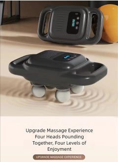 EzzySo Massage Gun Deep Tissue Percussion Back Massager Handheld Four Heads Massager Gun For Athletes Muscle Fascial Gun For Pain Relief in Body  - Image 4