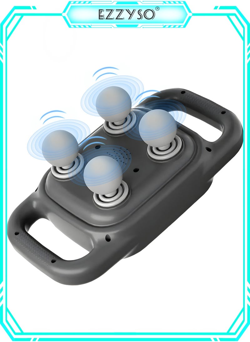 EzzySo - Massage Gun Deep Tissue Percussion Back Massager Handheld Four Heads Massager Gun For Athletes Muscle Fascial Gun For Pain Relief in Body - Image 1