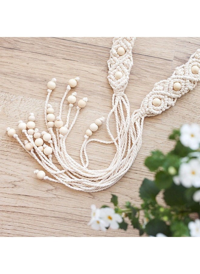 HS - 100 Pack Round Wooden Beads Set For Crafts DIY Handmade Decorations Jewellery Making, Traditional Crafts Beading Garland Farmhouse Decor Jewelry Making, 20MM Hole 10MM - Image 1