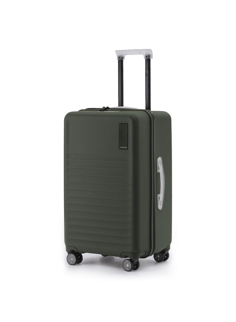 Mokobara The Aisle Trunk Check-In Luggage - Durable Polycarbonate Material | Olive Green, Homegrown - Image 1