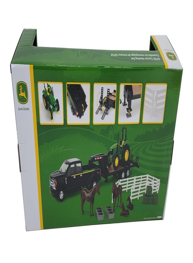 John Deere 1/32 5075E Tractor Hauling Set Toy - LP82785 - Image 4