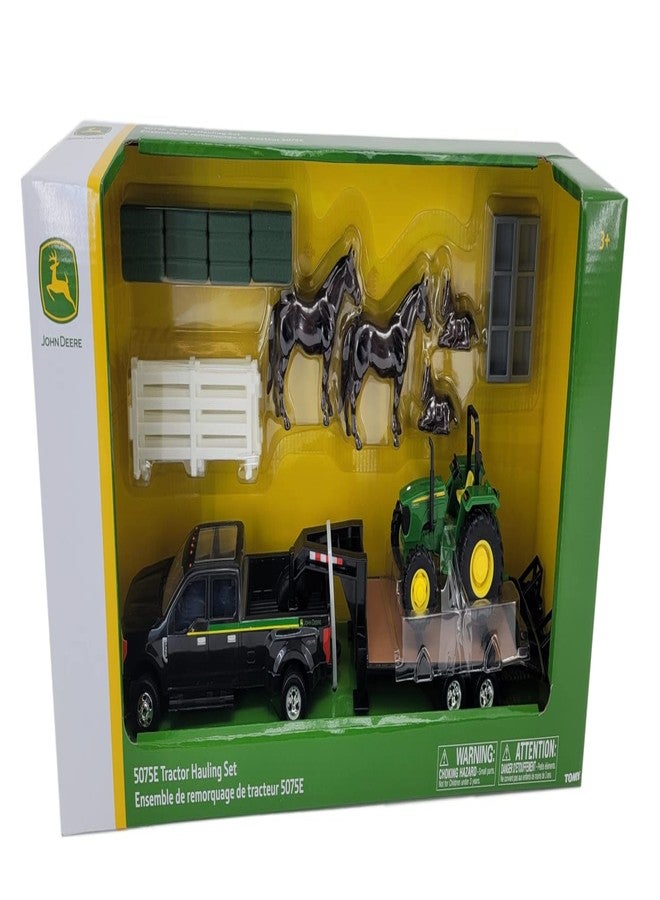 John Deere 1/32 5075E Tractor Hauling Set Toy - LP82785 - Image 5