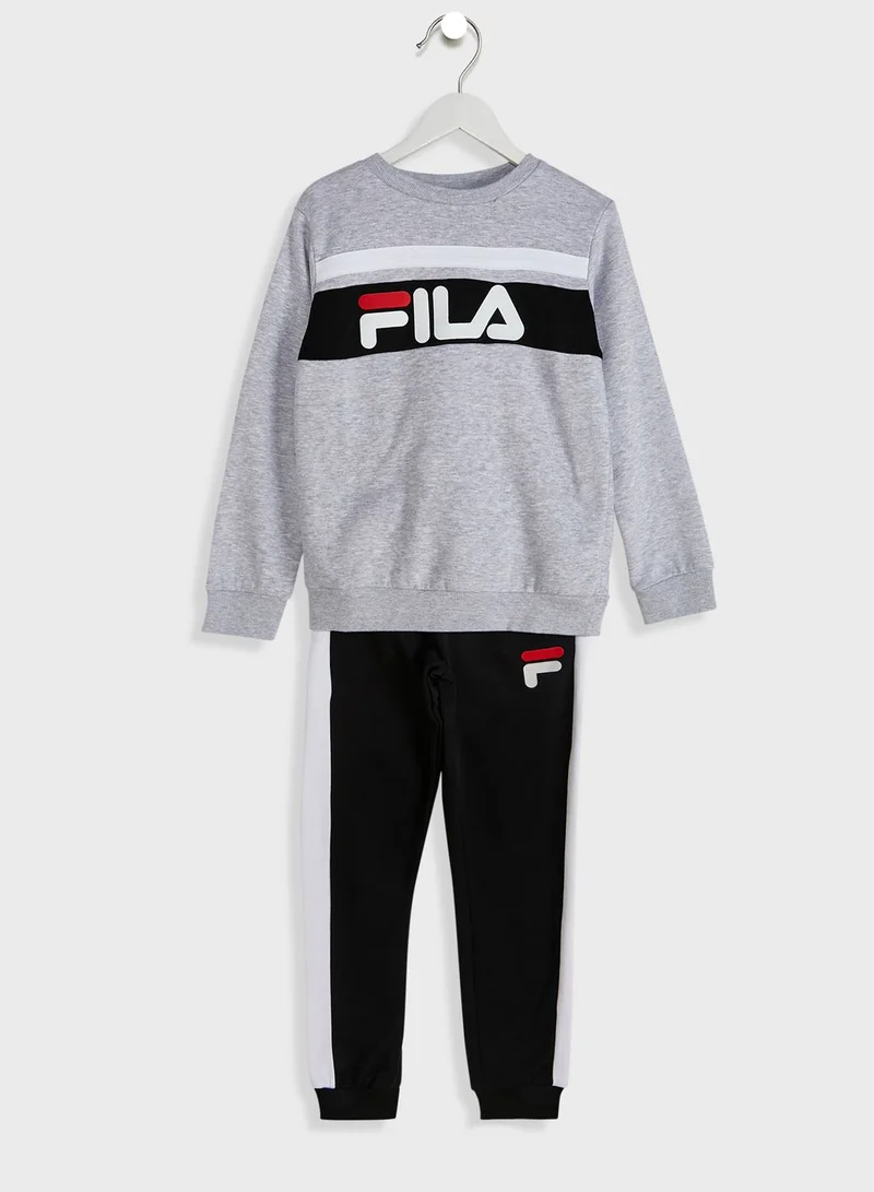 FILA Youth Logo Tracksuit