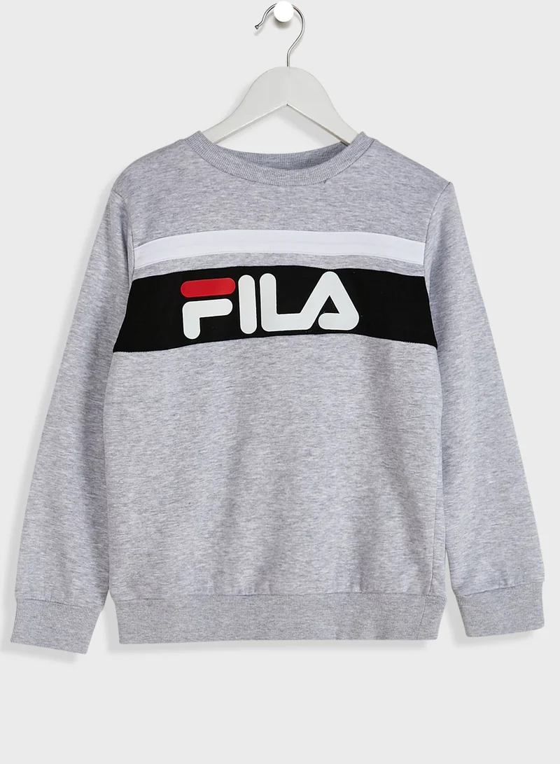 FILA Youth Logo Tracksuit
