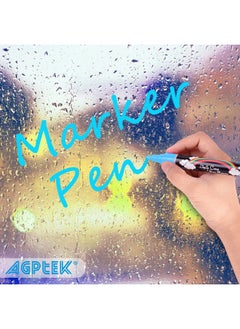 AGPtek Fluorescent Marker Pen 8 Colors/Set For Led Writing Menu Board  - Image 4