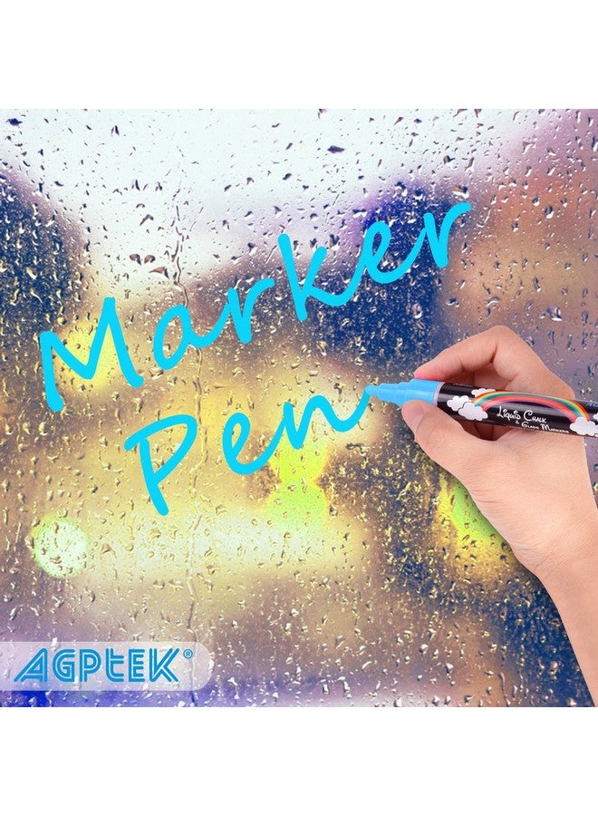 إيه جي بي تك قلم تحديد فلورسنت 8 ألوان/مجموعة للوحة قائمة الكتابة LED - Image 4