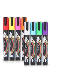 AGPtek Fluorescent Marker Pen 8 Colors/Set For Led Writing Menu Board  - Image 1