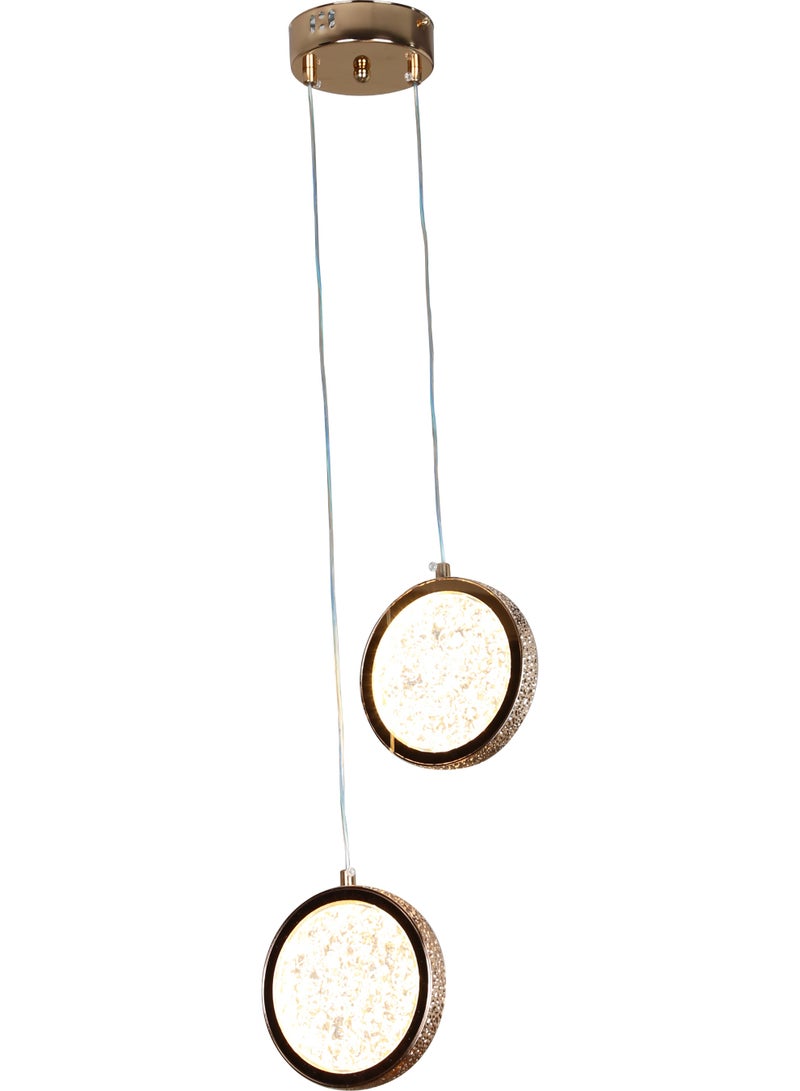 Hummer Modern Golden Chandelier – 3 Light Modes – 20 Watts - Image 2