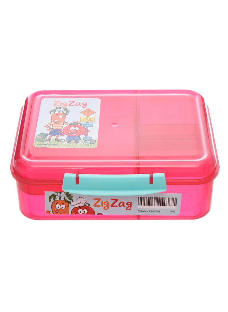 Zigzag Plastic ZigZag Lunch Box, 1.65 Liter Capacity - Red- No:0069 - pzsku/Z6B8237BAFA9BB7A9AC32Z/45/_/1725482303/89f6e57e-3d12-40c3-a6a2-97cb56431e6a