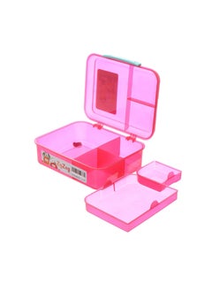 Zigzag Zigzag Plastic ZigZag Lunch Box, 1.65 Liter Capacity - Red- No:0069  - Image 3