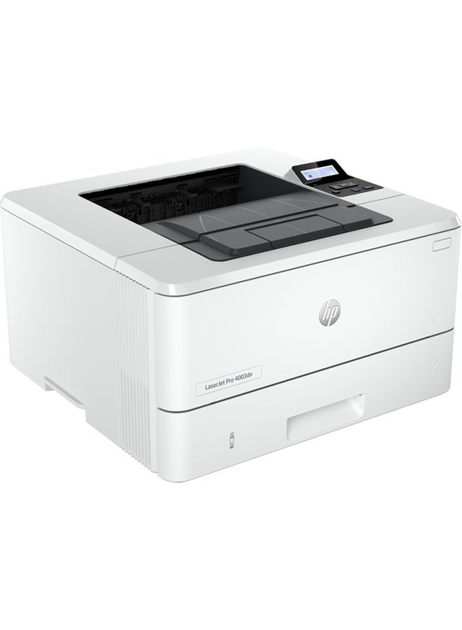 HP طابعة ليزر جت برو طراز 4003dn لون أبيض - Image 3