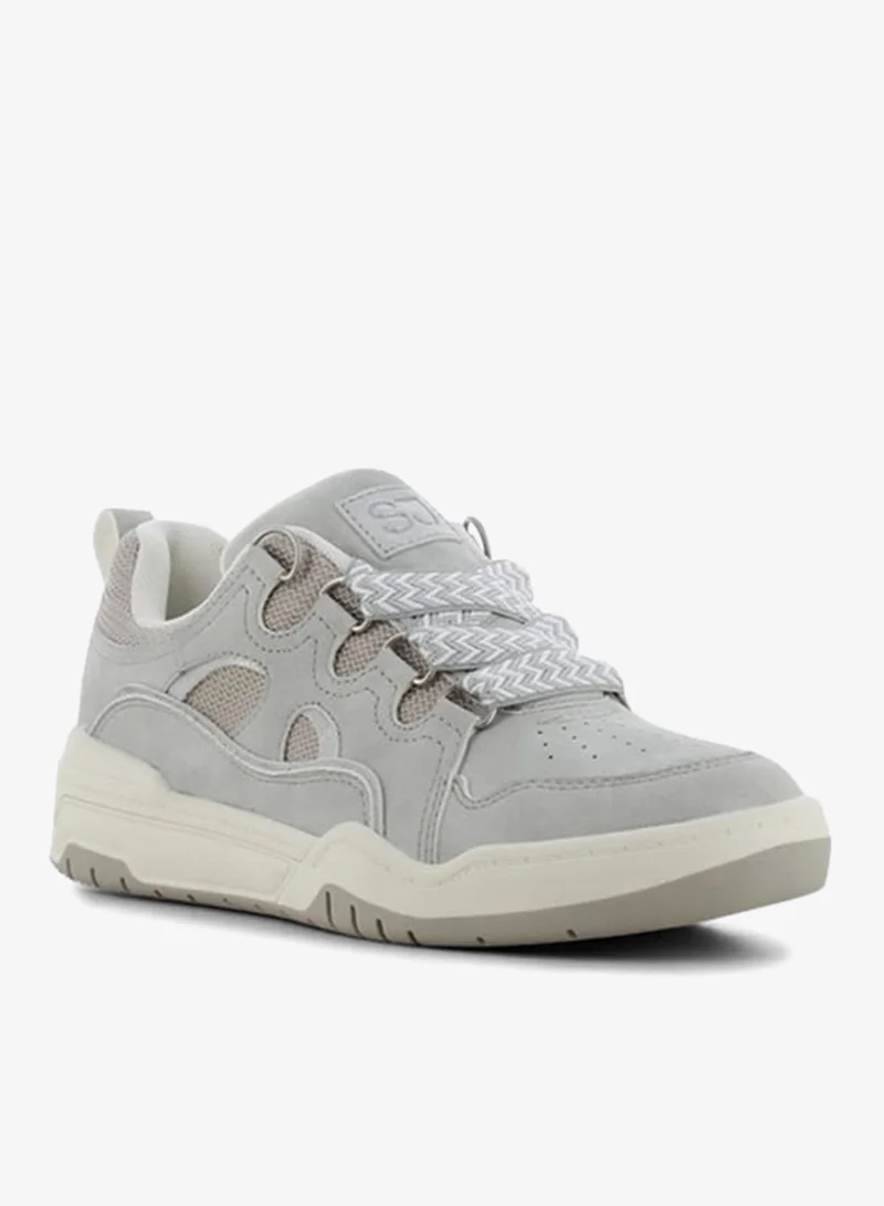 اس جي سنيكرز نسائي بتفاصيل شعار وإغلاق برباط مطاطي