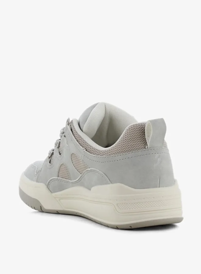 SJ Women's Logo Detail Sneakers with Elastic Lace-Up Closure