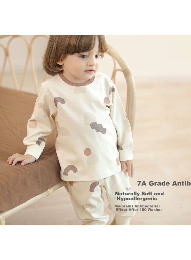 Balipig Bali Little Pig Baby Pajamas Autumn Boys Girls Homewear Infant Toddler Clothing Kids Thermal Underwear Set - Image 2
