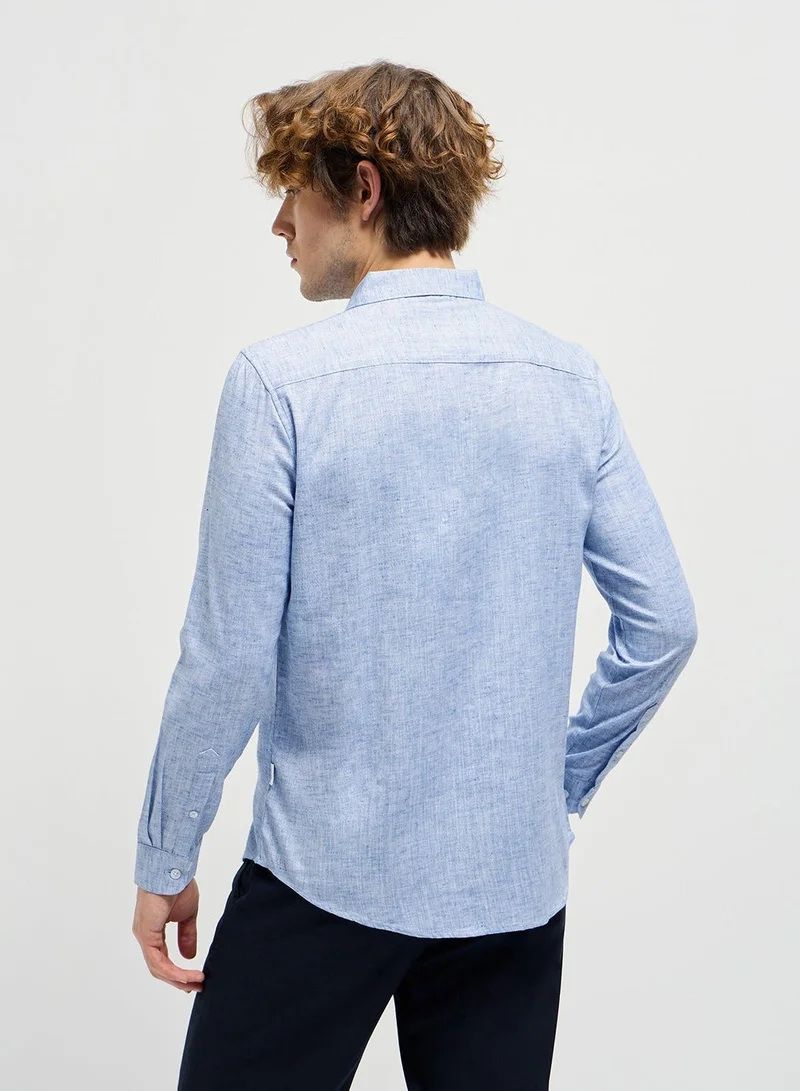 THE BEAR HOUSE  Cotton Shirt for Men | Long Sleeve, Casual & Formal Wear | Soft, Breathable Fabric for Office, Everyday, & All-Season Use in Classic & Trendy for Men | Best Price UAE