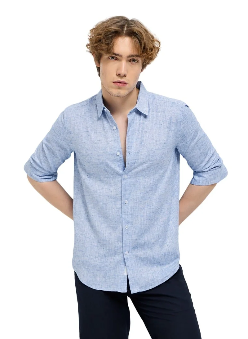 THE BEAR HOUSE  Cotton Shirt for Men | Long Sleeve, Casual & Formal Wear | Soft, Breathable Fabric for Office, Everyday, & All-Season Use in Classic & Trendy for Men | Best Price UAE