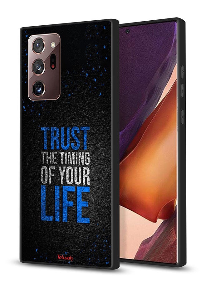 Tolwak Samsung Galaxy Note 20 Ultra 4G Protective Case Cover Trust The Timing Of Your Life  - Image 1