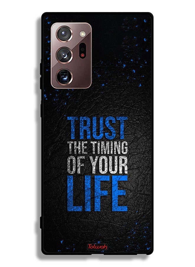 Tolwak Samsung Galaxy Note 20 Ultra 4G Protective Case Cover Trust The Timing Of Your Life  - Image 2
