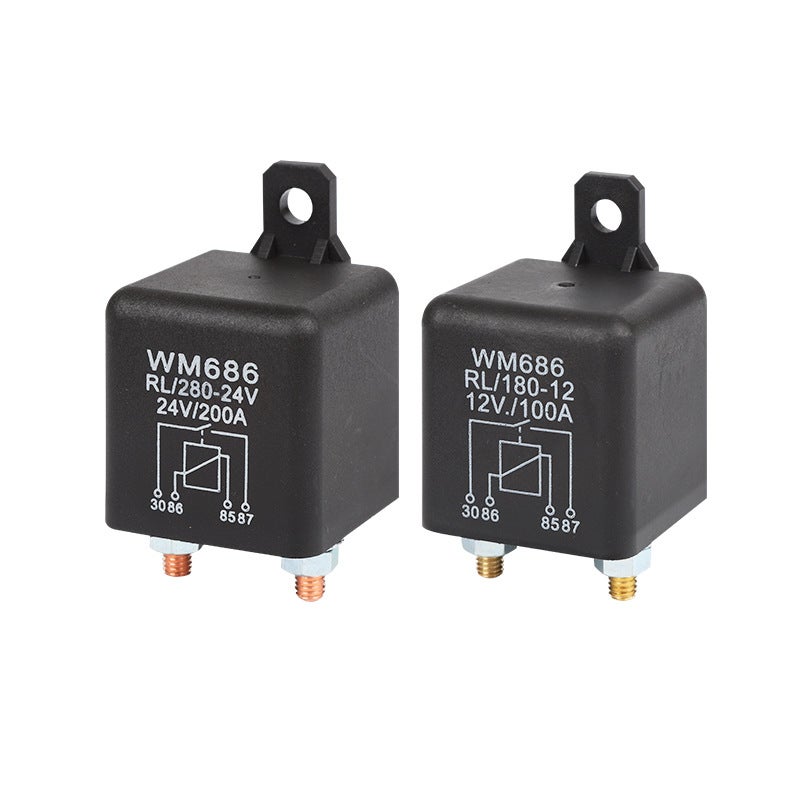 120A Car Relay Wm686 Start Relay Super Large Current 100A200A Power Supply Master Switch - Image 5