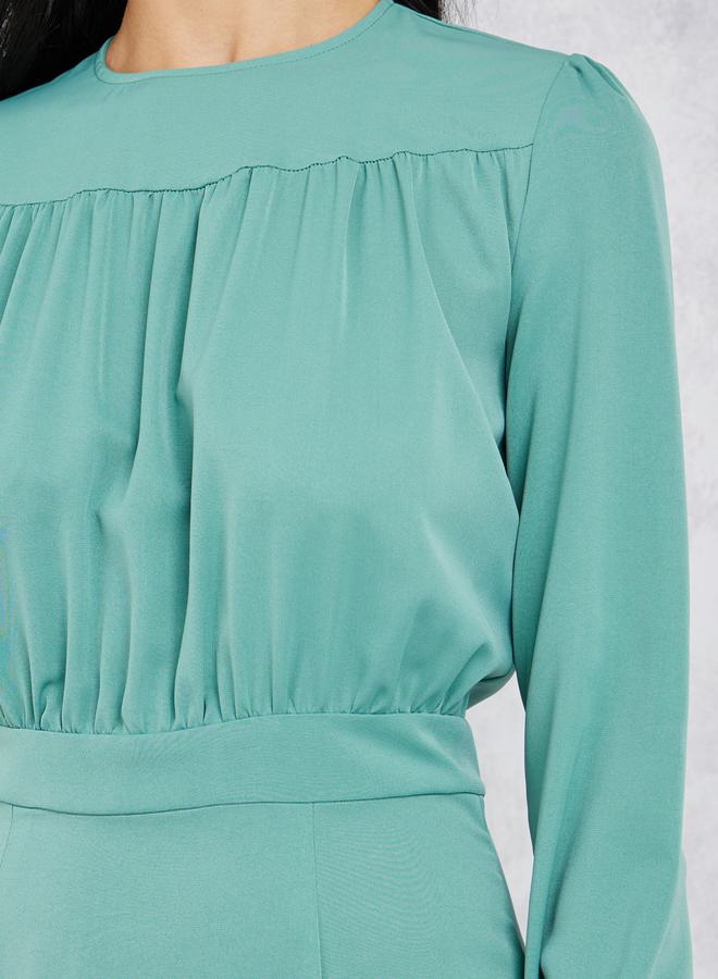 ستايلي فستان ميدي بأكمام طويلة - Image 3