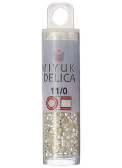 Db041 7.2Gm Delica Seed Beads Size 11/0 Silver Lined Crystal