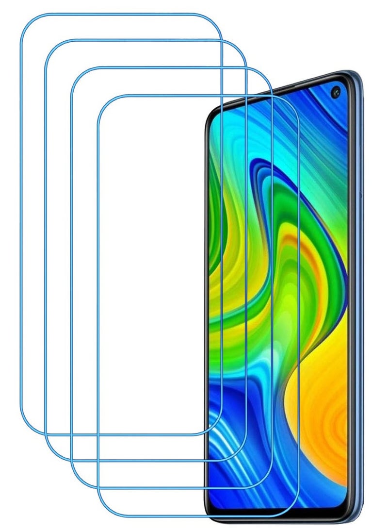 ACLIX 4 Pieces Antistatic ESD Dustproof Premium Quality High Definition Clear Tempered Glass Screen Protector Designed For Xiaomi Redmi Note 9 - Image 1