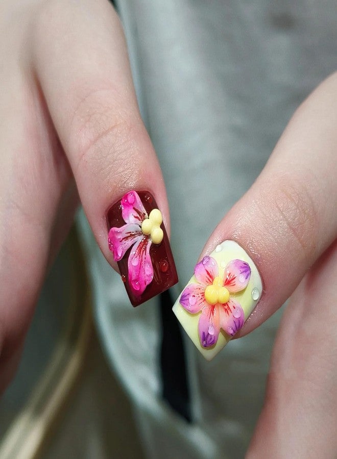 LIFOOST 3D Flower Mold for Nails Hibiscus Nail Design DIY Manicure Template - Image 5