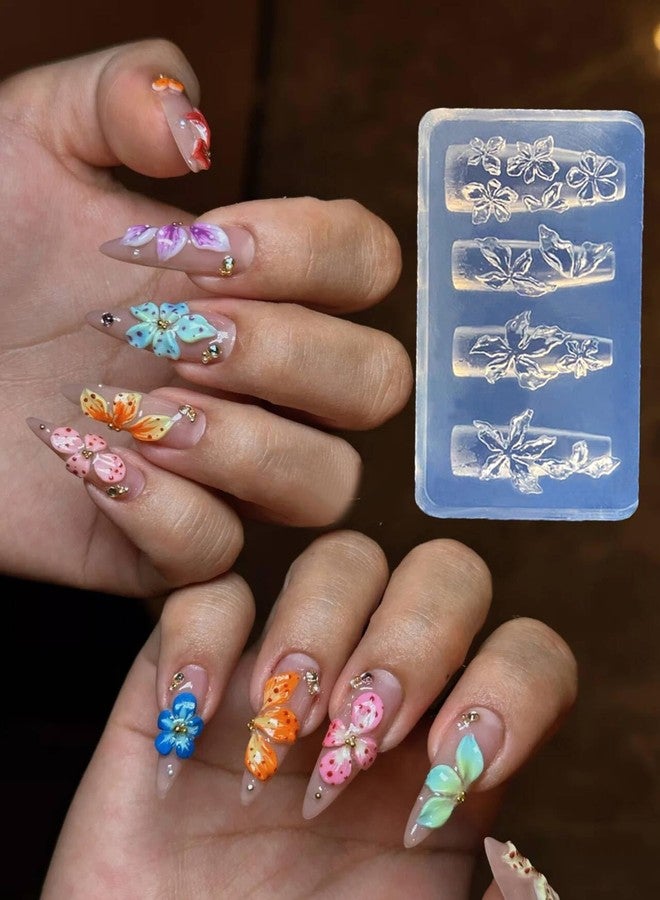 LIFOOST 3D Flower Mold for Nails Hibiscus Nail Design DIY Manicure Template - Image 4