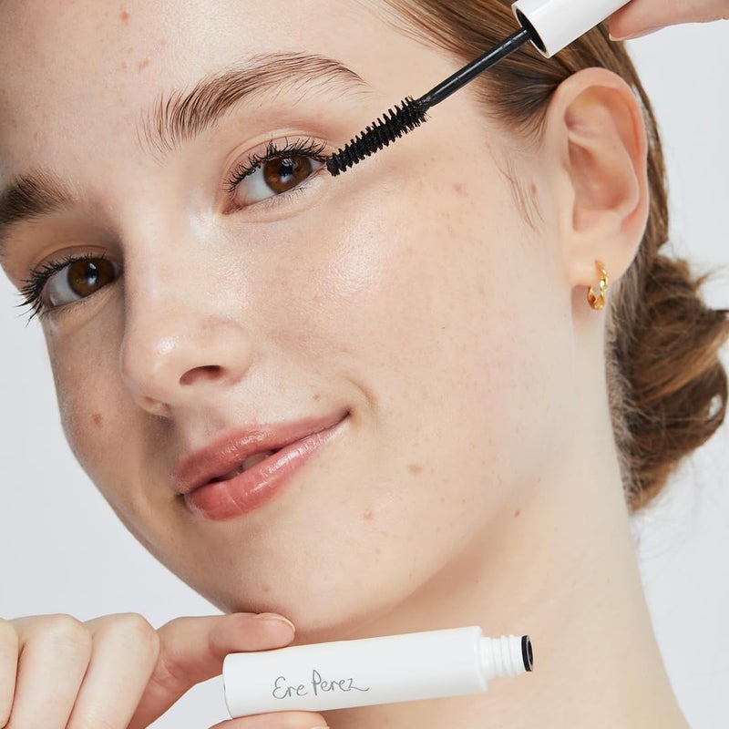 Ere Perez - Avocado Waterproof Mascara | Lengthen, Nourish, Enhance, Strengthen | Long-Lasting, Sensitive Eye Safe | Mamey + Camelia Oils | Vegan, Cruelty-Free, Clean Beauty (Black, 0.35 oz | 10 ml) - Image 3