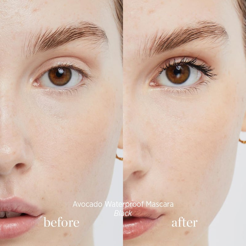 Ere Perez - Avocado Waterproof Mascara | Lengthen, Nourish, Enhance, Strengthen | Long-Lasting, Sensitive Eye Safe | Mamey + Camelia Oils | Vegan, Cruelty-Free, Clean Beauty (Black, 0.35 oz | 10 ml) - Image 4