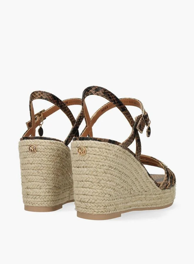 MEXX BROWN Mexx Noemi Pakina Heeled Sandal for Women | Best Price UAE