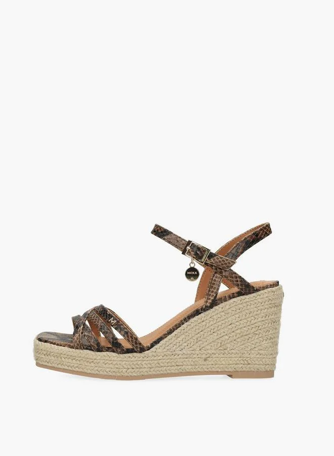 MEXX BROWN Mexx Noemi Pakina Heeled Sandal for Women | Best Price UAE