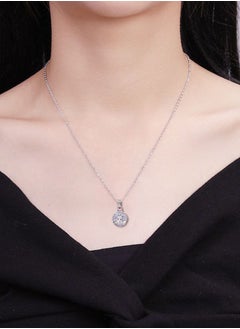 MileMelo 2 Necklaces Titanium Steel Imperial Crown Zircon Pendant Necklace Crystals Jewelry Valentine's Day Gift, Anniversary Gold/Silver  - Image 5
