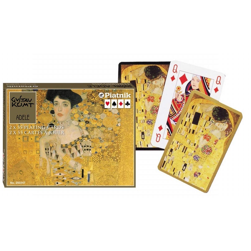 Piatnik 2503 Klimt Adele Card Game 2 x 55Piece - Image 3