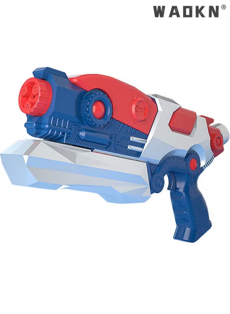 دبليو أيه أو كي أن مجموعة لعبة قاذفة المياه يمكن أن تطلق 8 متر رذاذ الماء والرش في وضع مزدوج ، ومسدس المياه ، ومسدس المياه للأطفال ، ورذاذ المياه المنقع ، الفتيان والفتيات والمراهقين والبالغين لعبة الشاطئ هدية - Image 1