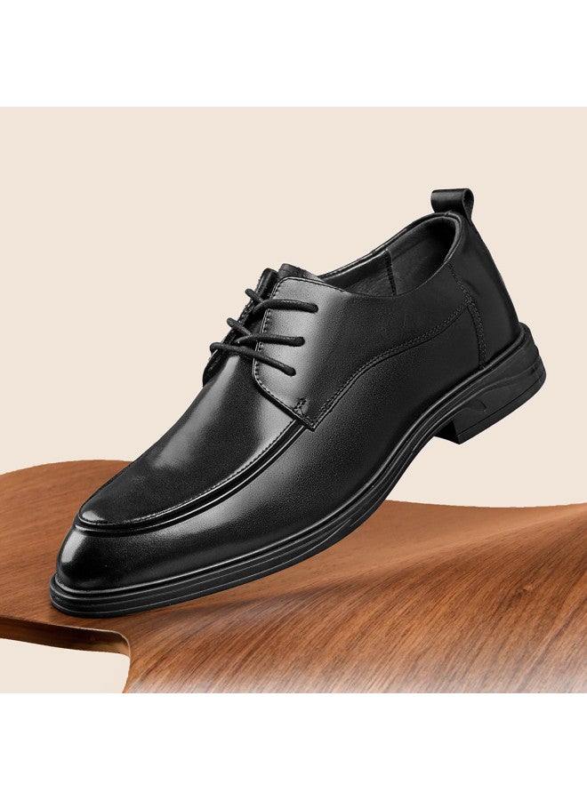 سيبتولفز 【top Grain Leather】 أحذية رجالية رسمية للأعمال British Derby Shoes، أحذية جلدية عادية للمتنقلين، أحذية زفاف - Image 4