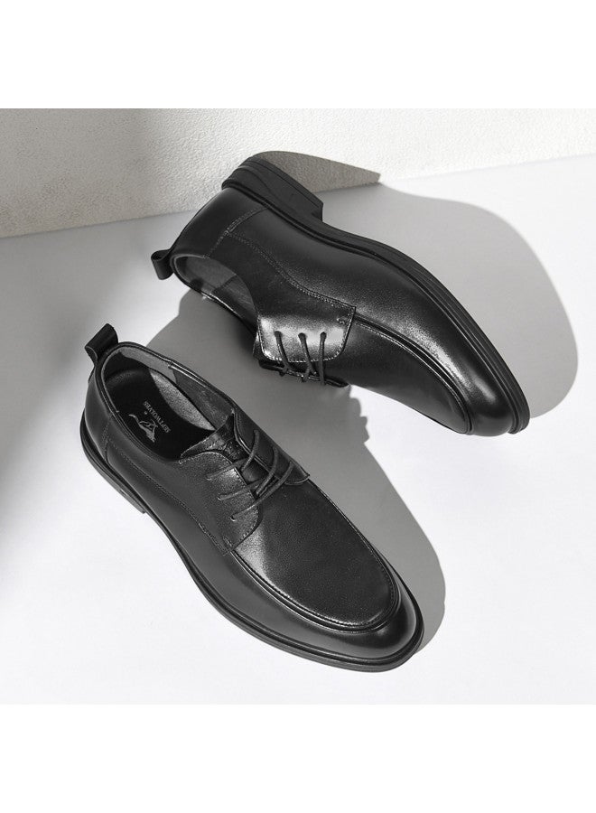 سيبتولفز 【top Grain Leather】 أحذية رجالية رسمية للأعمال British Derby Shoes، أحذية جلدية عادية للمتنقلين، أحذية زفاف - Image 5