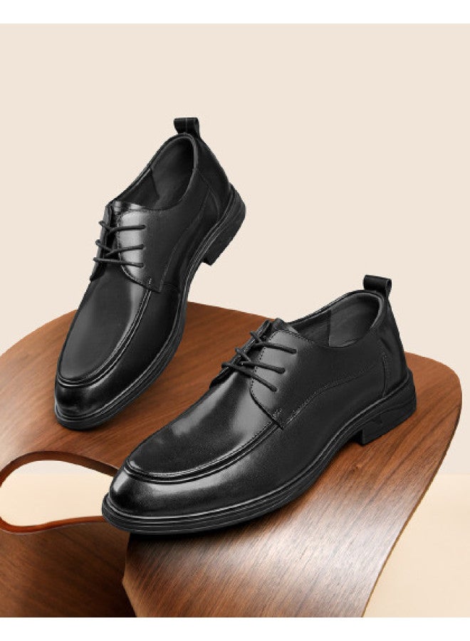 سيبتولفز 【top Grain Leather】 أحذية رجالية رسمية للأعمال British Derby Shoes، أحذية جلدية عادية للمتنقلين، أحذية زفاف - Image 1