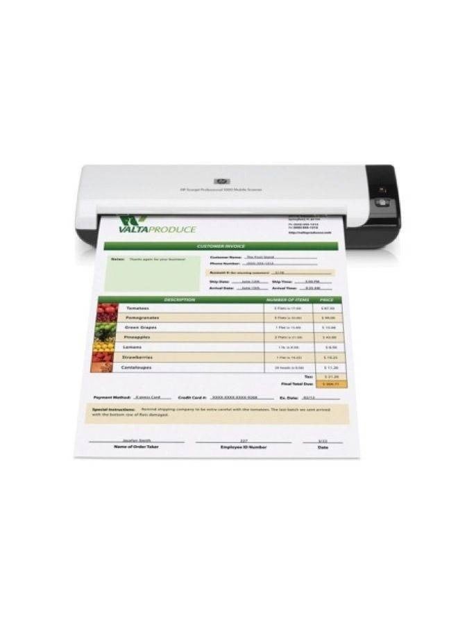 HP Scanner Professional Scan Jet 1000 black/white - Image 2