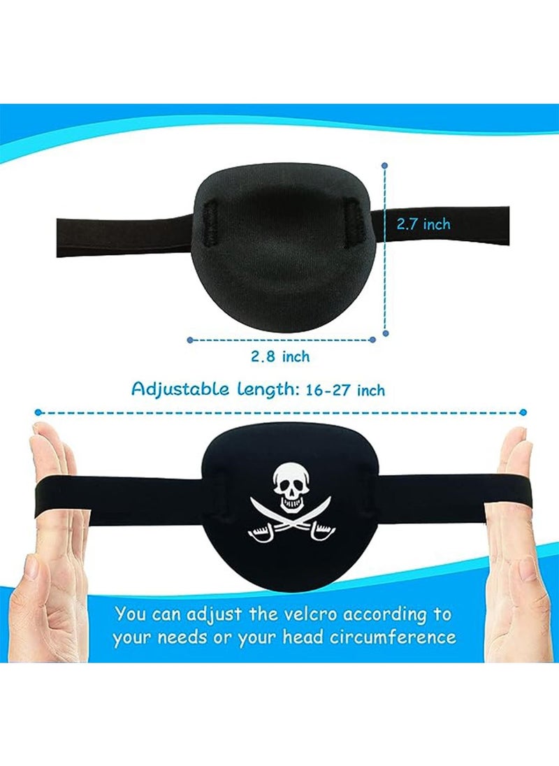 null - Eye Patches for Adults and Kids 3D Medical Eye Patches for Adults Left and Right Eye Adjustable Eye Patch for Lazy Eye After Cataract Surgery - Image 1