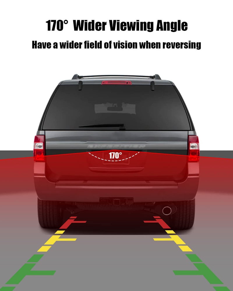 GUZIKO Rear View Backup Parking Assist Camera Fit for Ford Expedition 2015 2016 2017 Replaces FL1Z-19G490-A FL1Z-19G490-B - Image 2