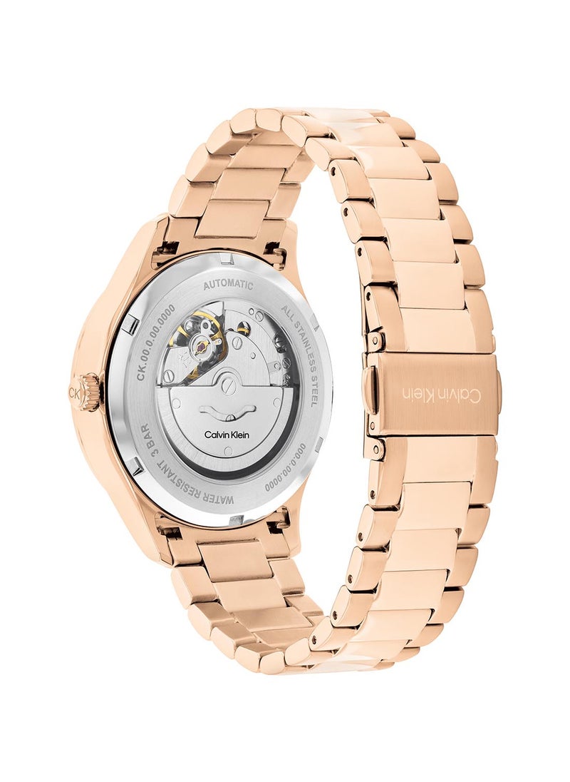 CALVIN KLEIN CALVIN KLEIN ROUND ANALOG UNISEX'S GREY CASE WATCH - 25300025  - Image 3