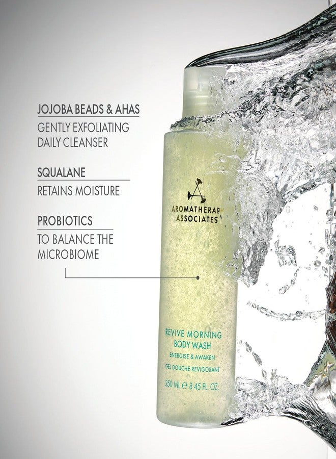 Aromatherapy Associates Revive Morning Body Wash, Hydrating Cleanser with Squalane, AHAs & Jojoba Beads, Moisturizing Body Wash for Dry Skin with Grapefruit, Rosemary & Juniper, 250ml - Image 2