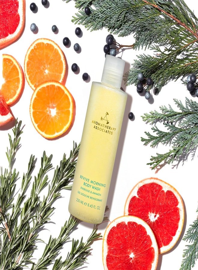 Aromatherapy Associates Revive Morning Body Wash, Hydrating Cleanser with Squalane, AHAs & Jojoba Beads, Moisturizing Body Wash for Dry Skin with Grapefruit, Rosemary & Juniper, 250ml - Image 4