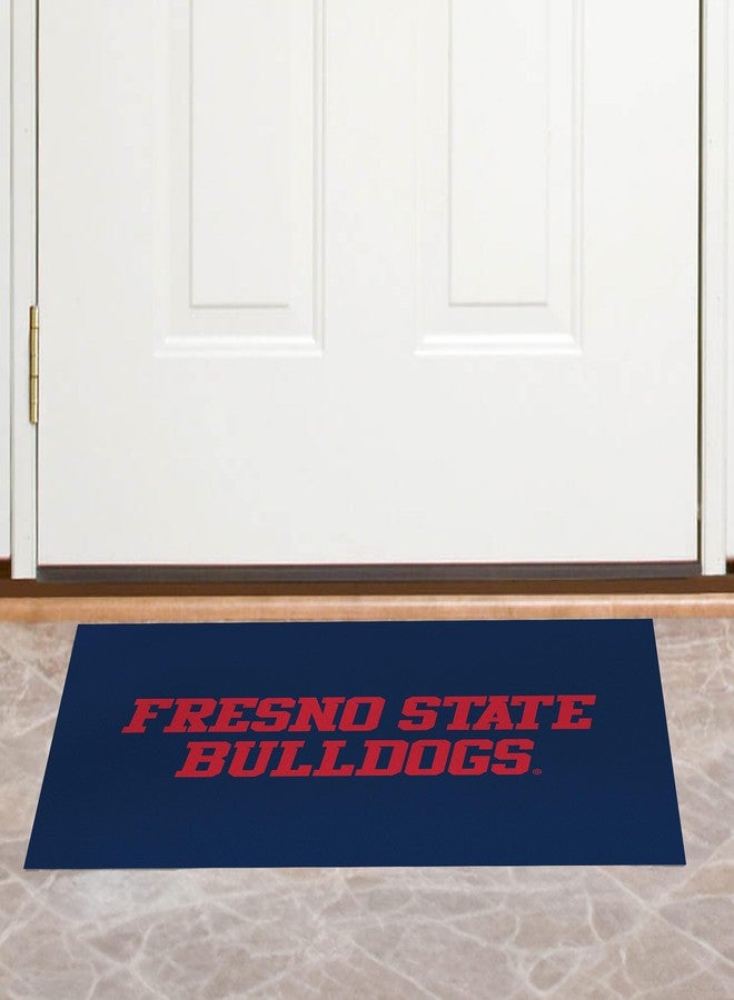 Northwest Fresno State Bulldogs NCAA Logo Washable Rug 20x32 inches - Image 3
