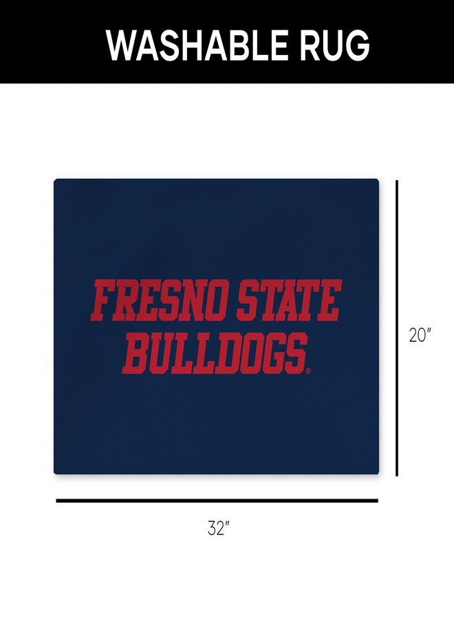 Northwest Fresno State Bulldogs NCAA Logo Washable Rug 20x32 inches - Image 5