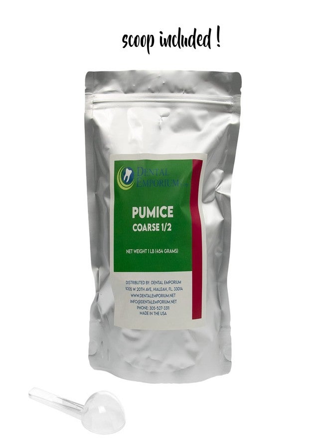 House Brand Pumice Powder Flour Coarse Grit #1/2-1lb Bag - Scoop Included - Image 2